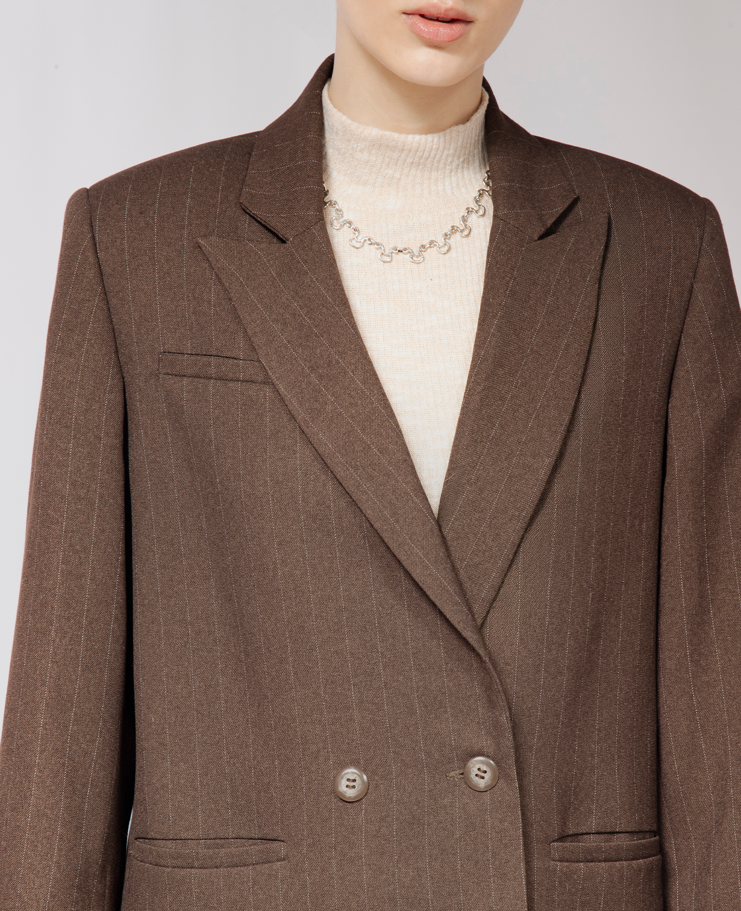 IMMEDIATE DELIVERY / Maggie Chocolate Blazer