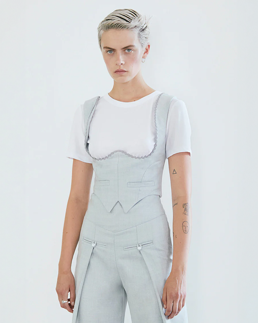 Corset/Gillet Tony Light Mint