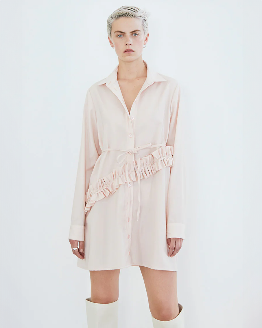 Vincent Rosewater Pink Shirt Dress