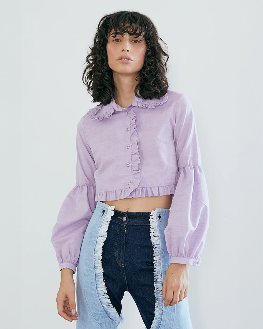 Reggie Lavender Top