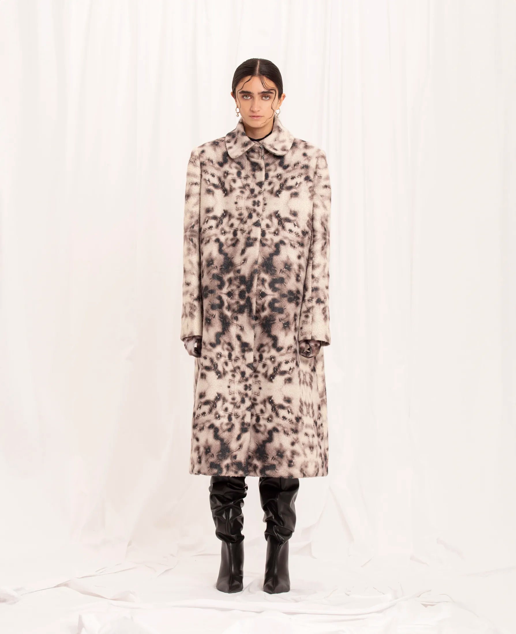 IMMEDIATE DELIVERY Cruella / Dalmatian Print Coat