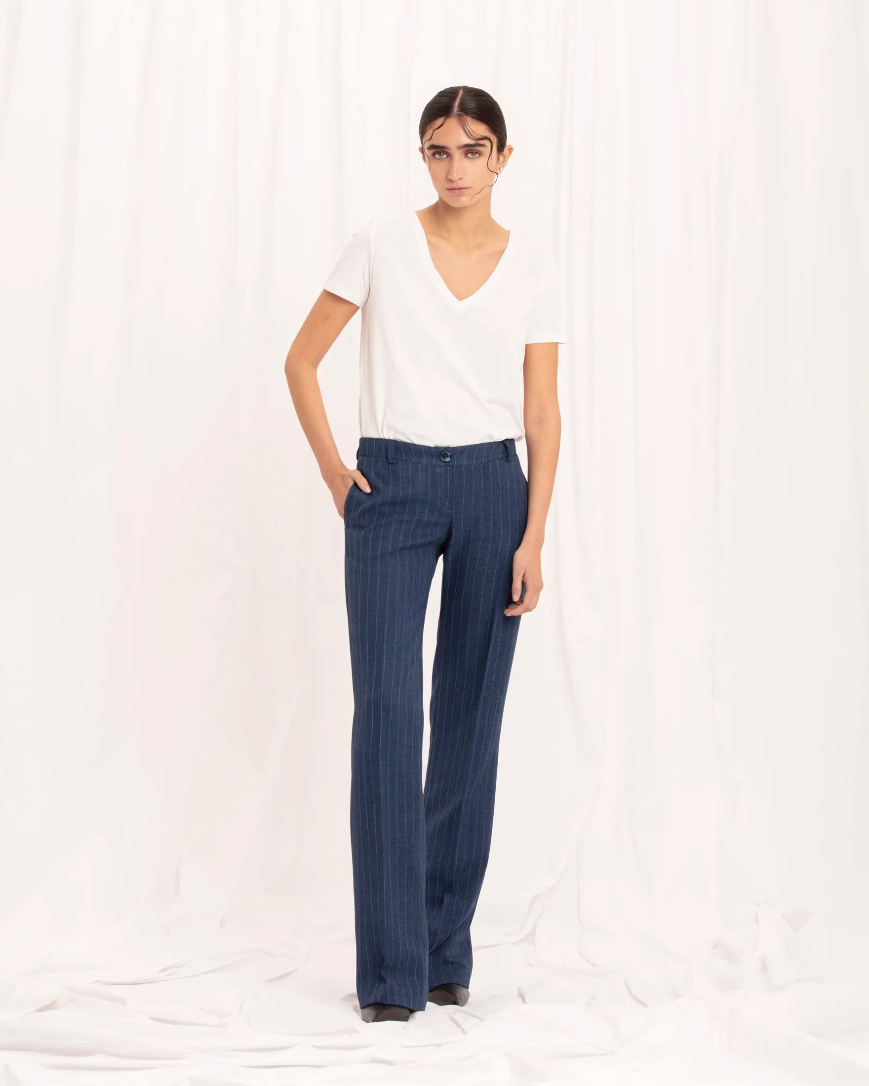 IMMEDIATE DELIVERY / Patrizia Royal Blue Trousers