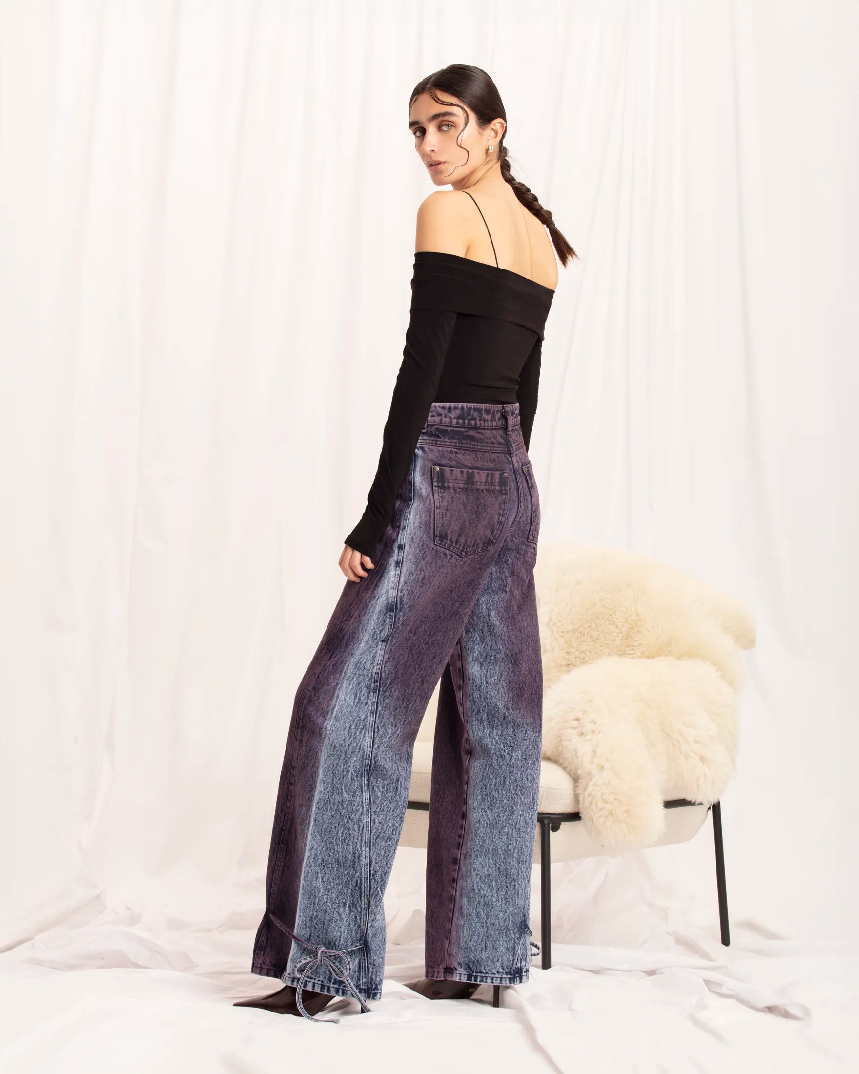IMMEDIATE DELIVERY / Coppola Acid Purple Jeans
