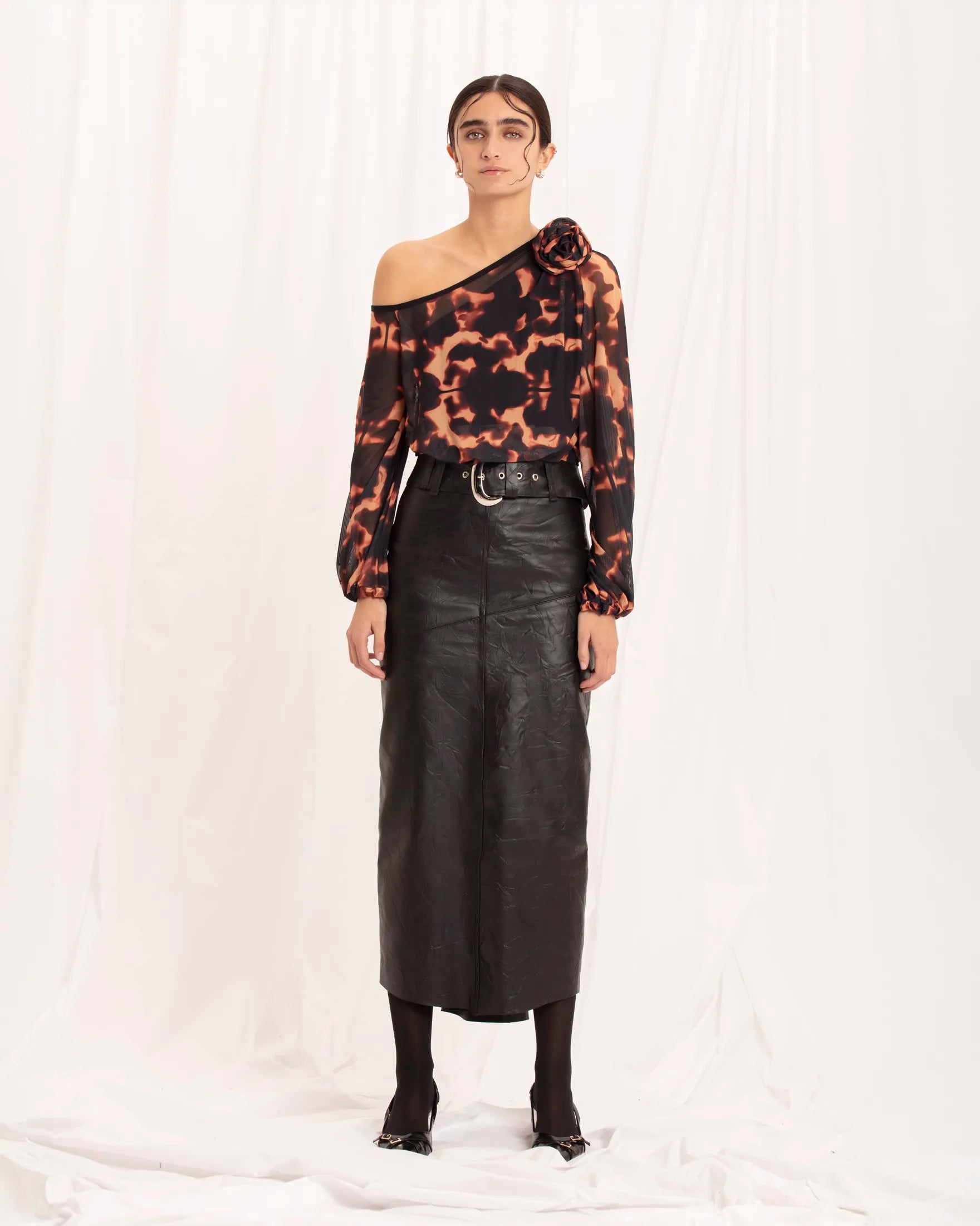 IMMEDIATE DELIVERY / Leandra Leopard Print Bodysuit