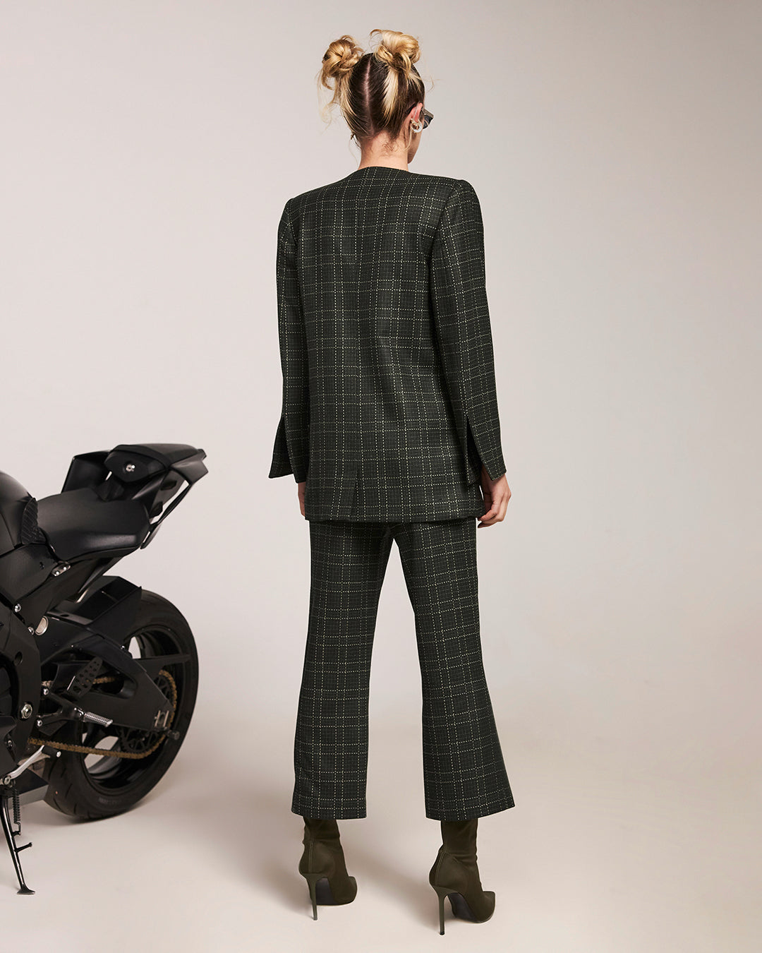 Peumo Dark Forest Tartan Trousers