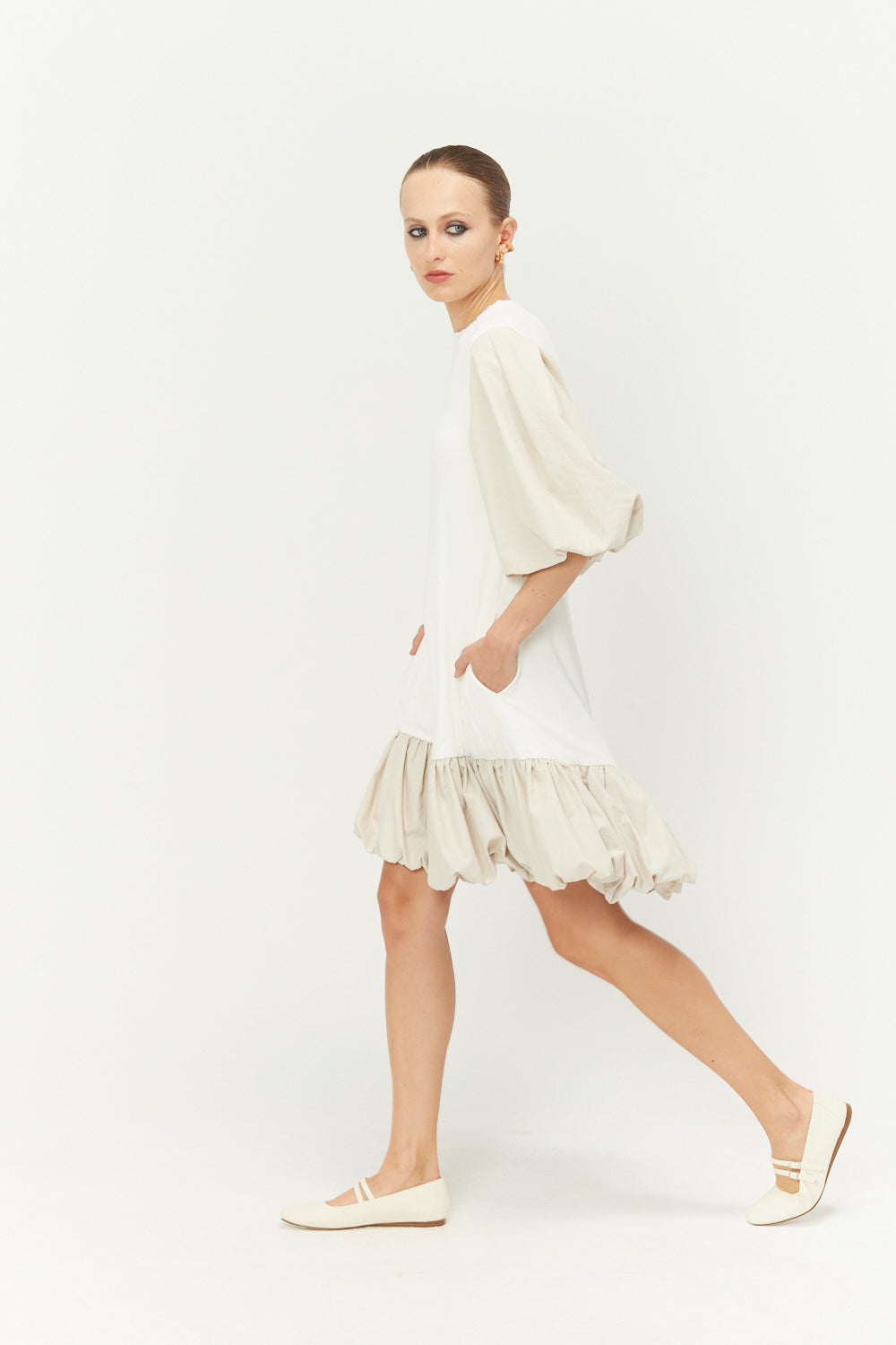 IMMEDIATE DELIVERY Rode Ivory Dress