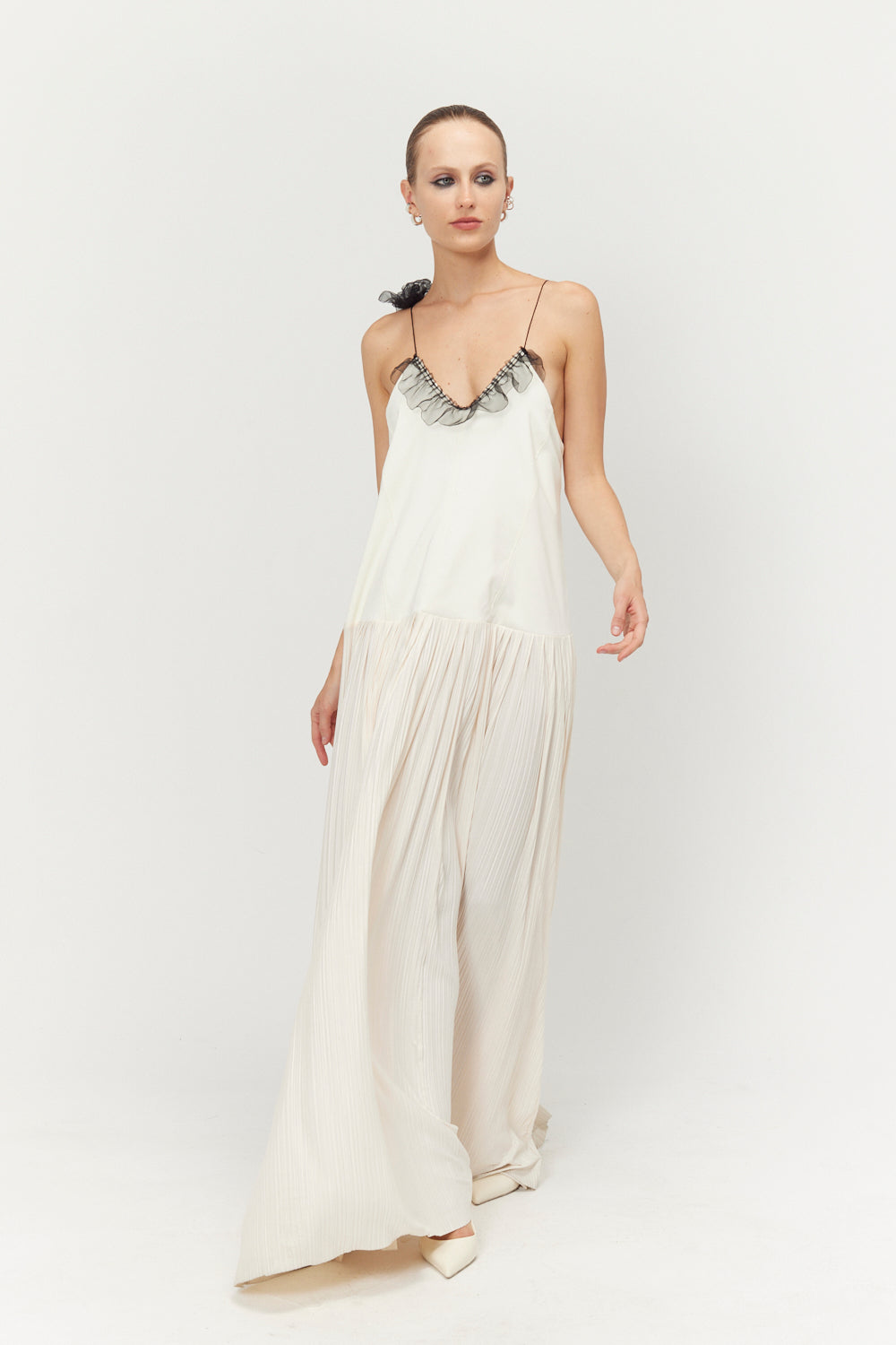 IMMEDIATE DELIVERY Garza Ivory Dress