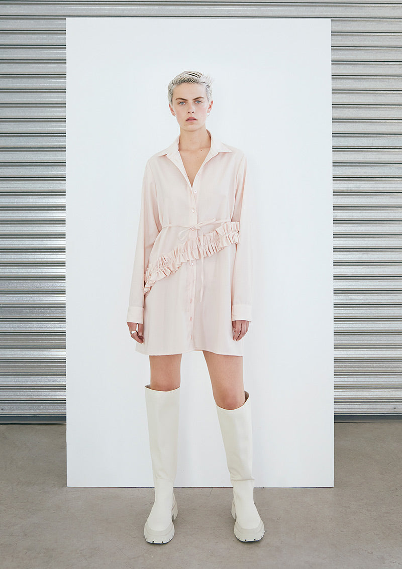 Vincent Rosewater Pink Shirt Dress