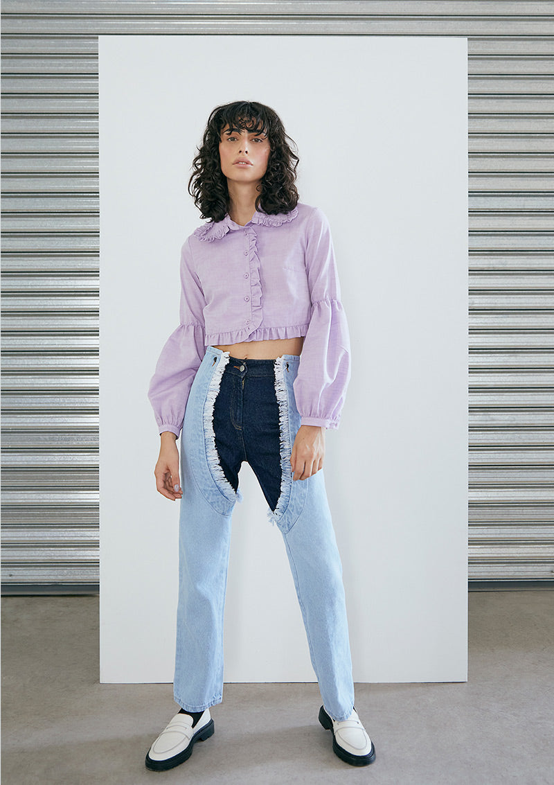 Reggie Lavender Top
