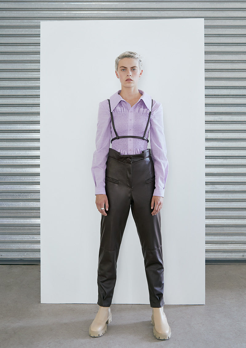 Raymond Mud Brown Trousers