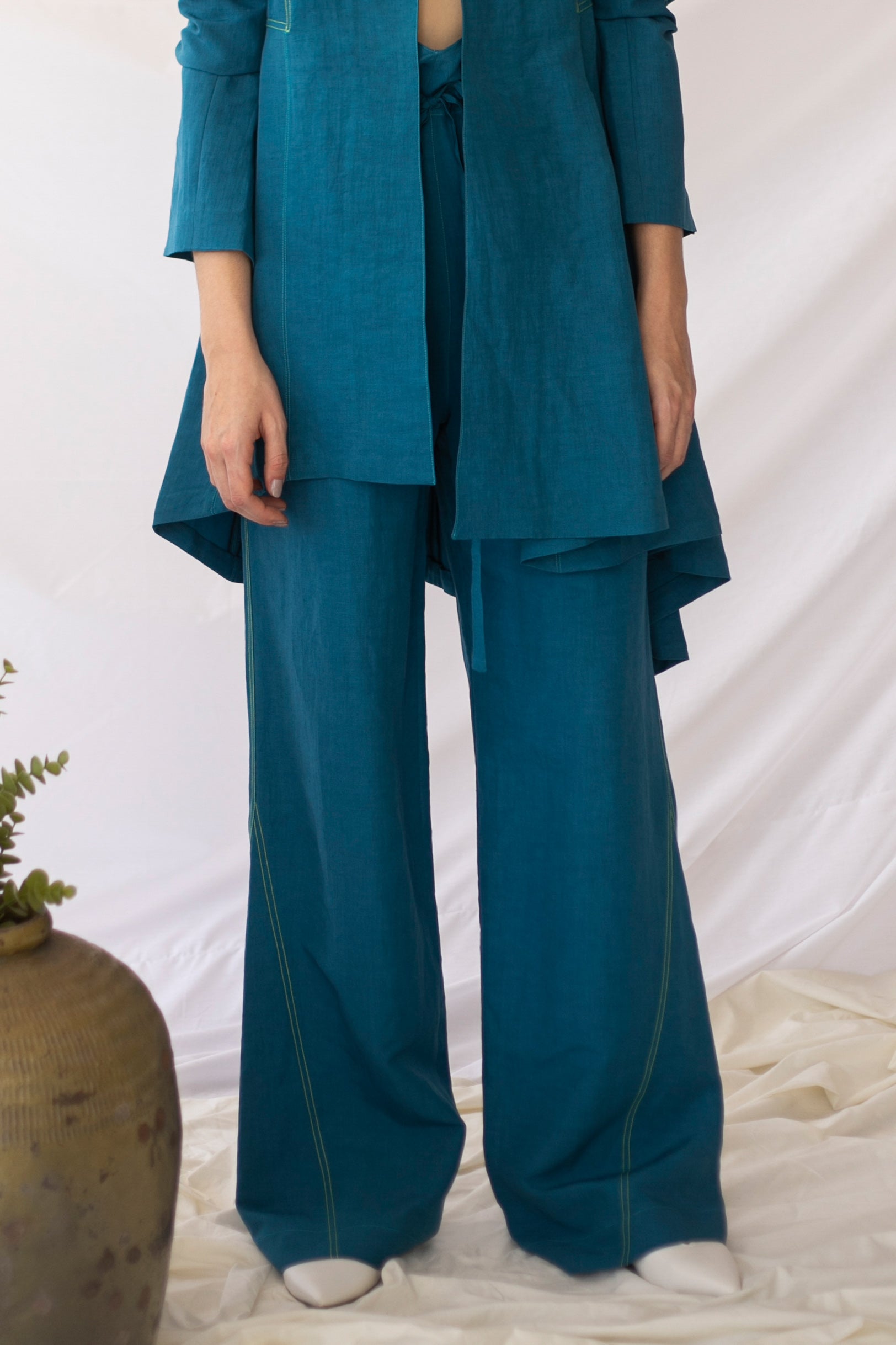 JAY Trousers - Turquoise