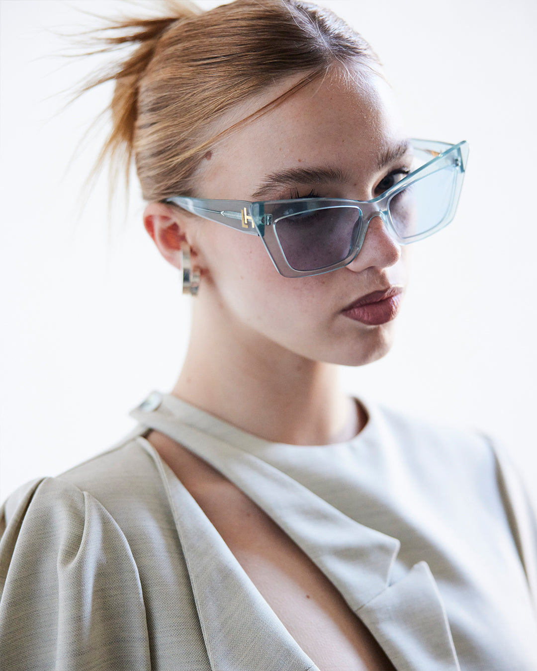 Cau Cau Light Blue Sunglasses