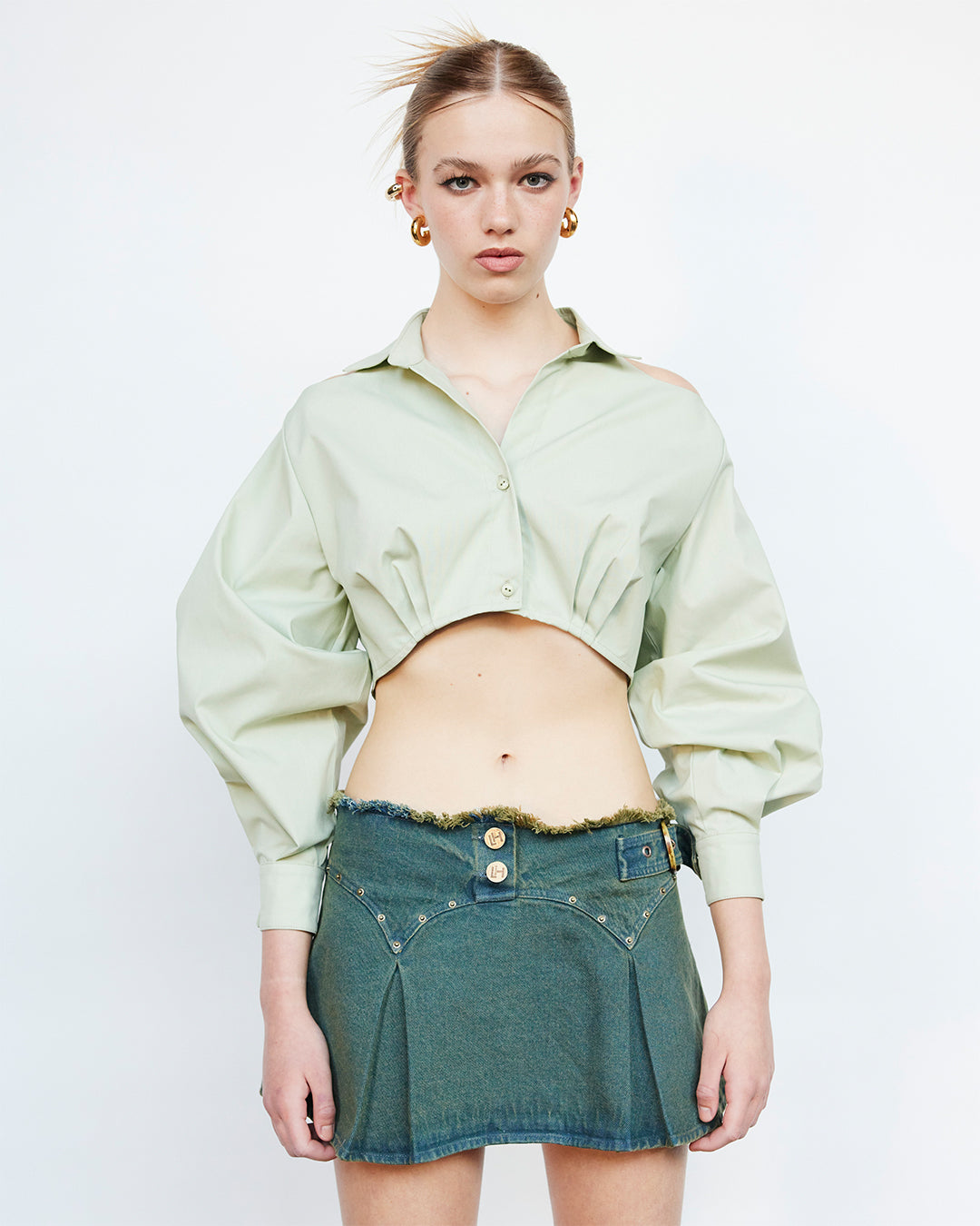 Sinú Oxide Green Skirt