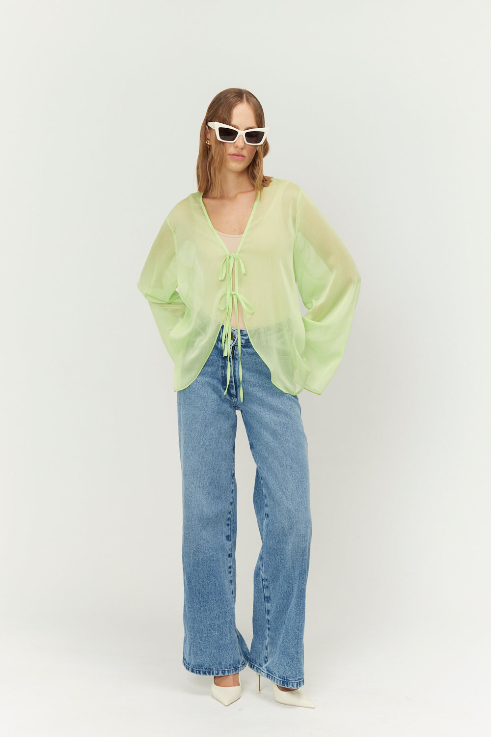 IMMEDIATE DELIVERY Top Nalca Lime Green
