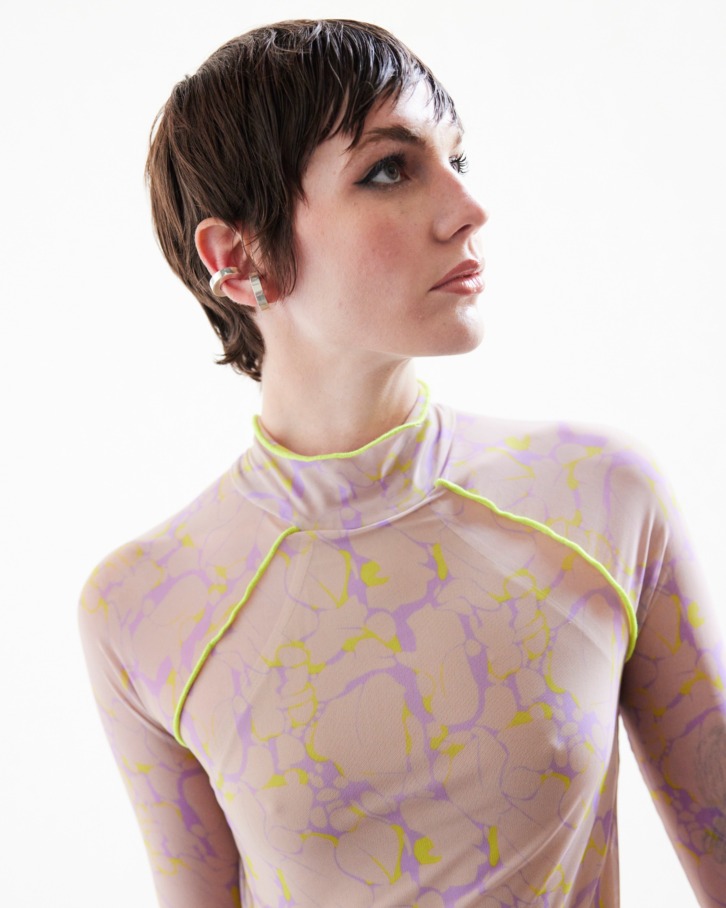 Waikato Lilac & Lime Print Dress