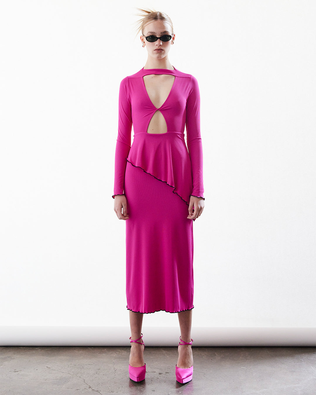 Ganges Fuchsia Dress