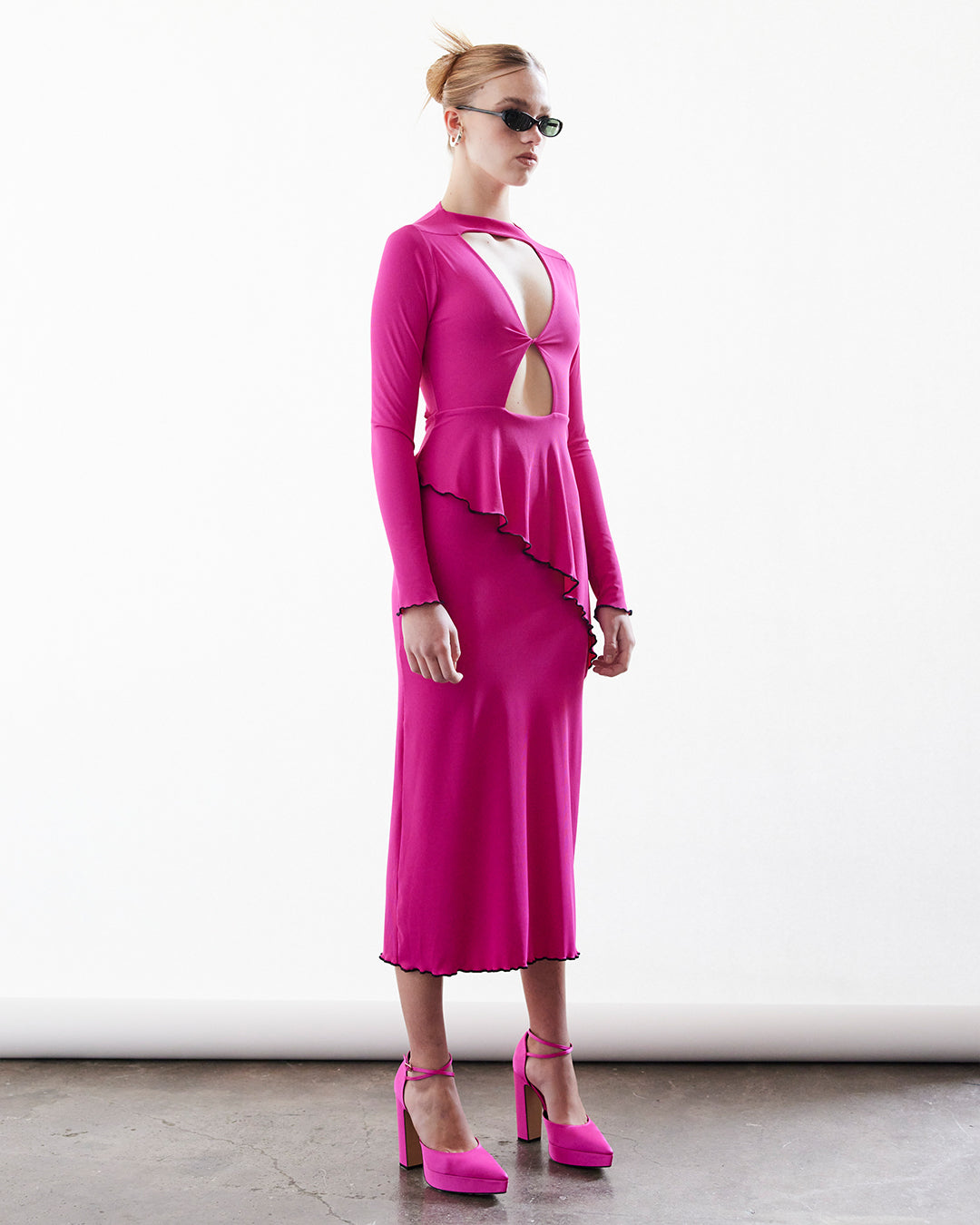 Ganges Fuchsia Dress