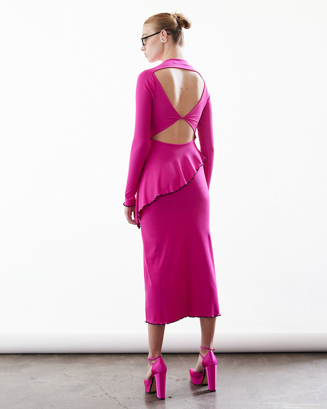 Ganges Fuchsia Dress