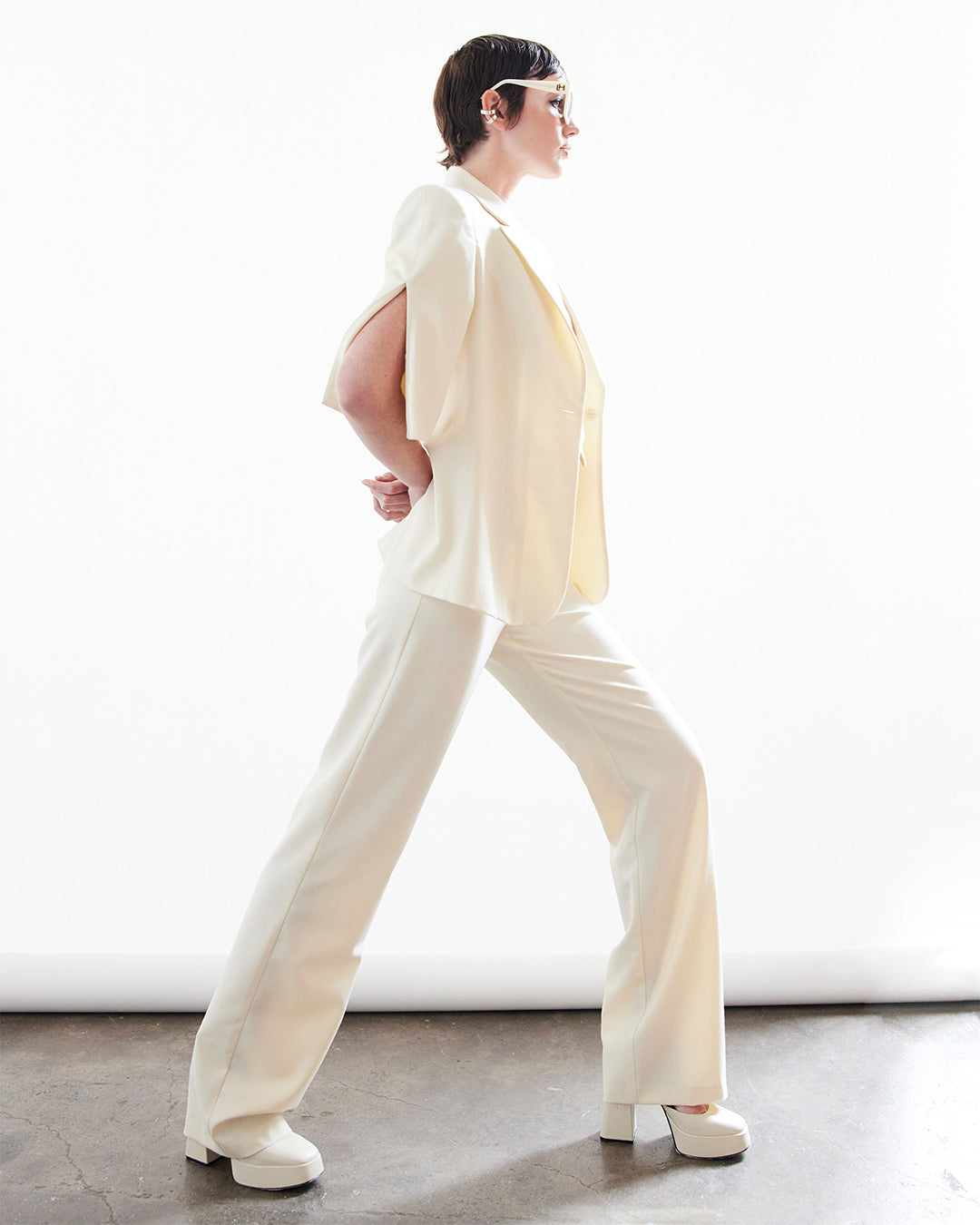 Guarico Bone White Trousers