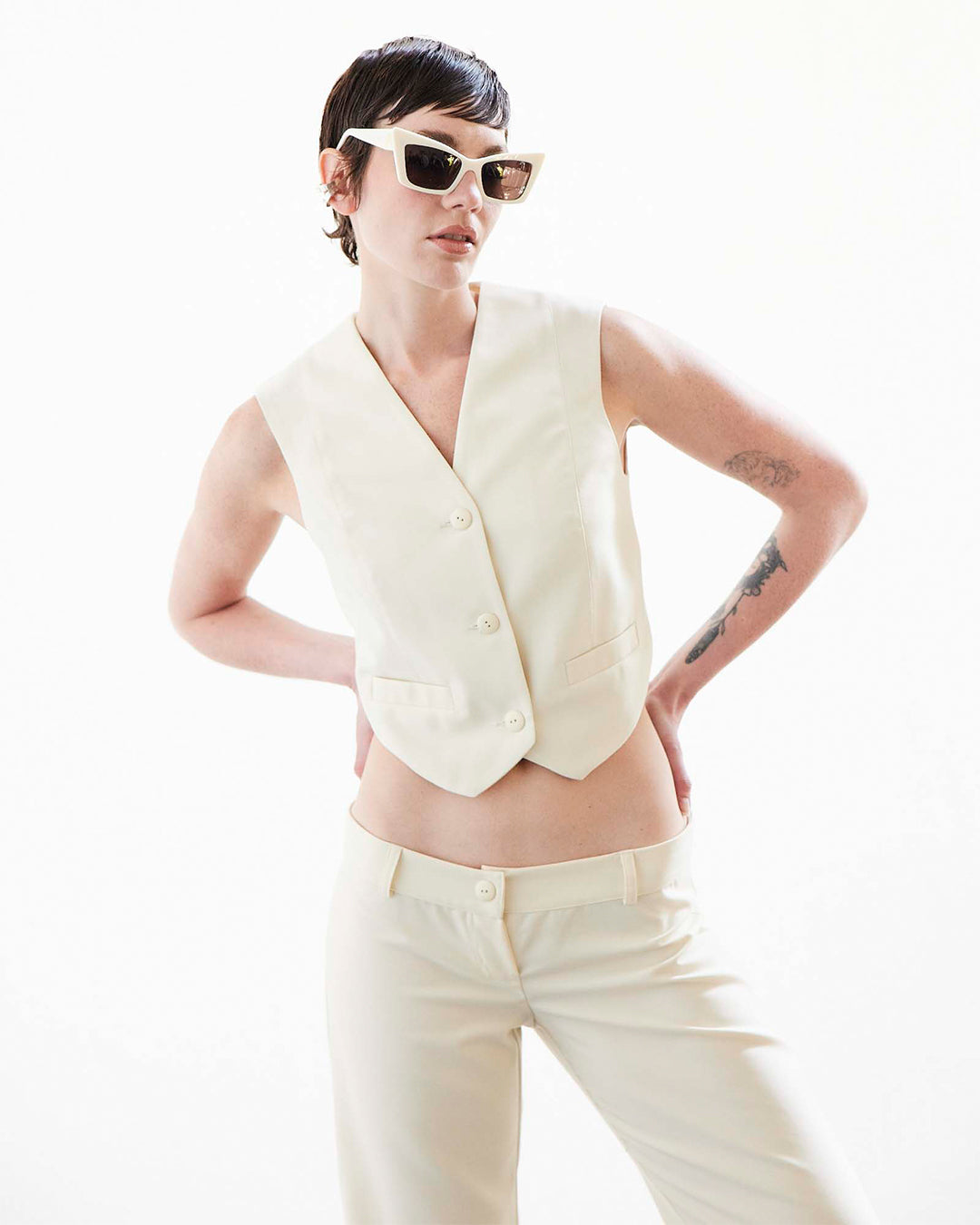 Paraná Bone White Top